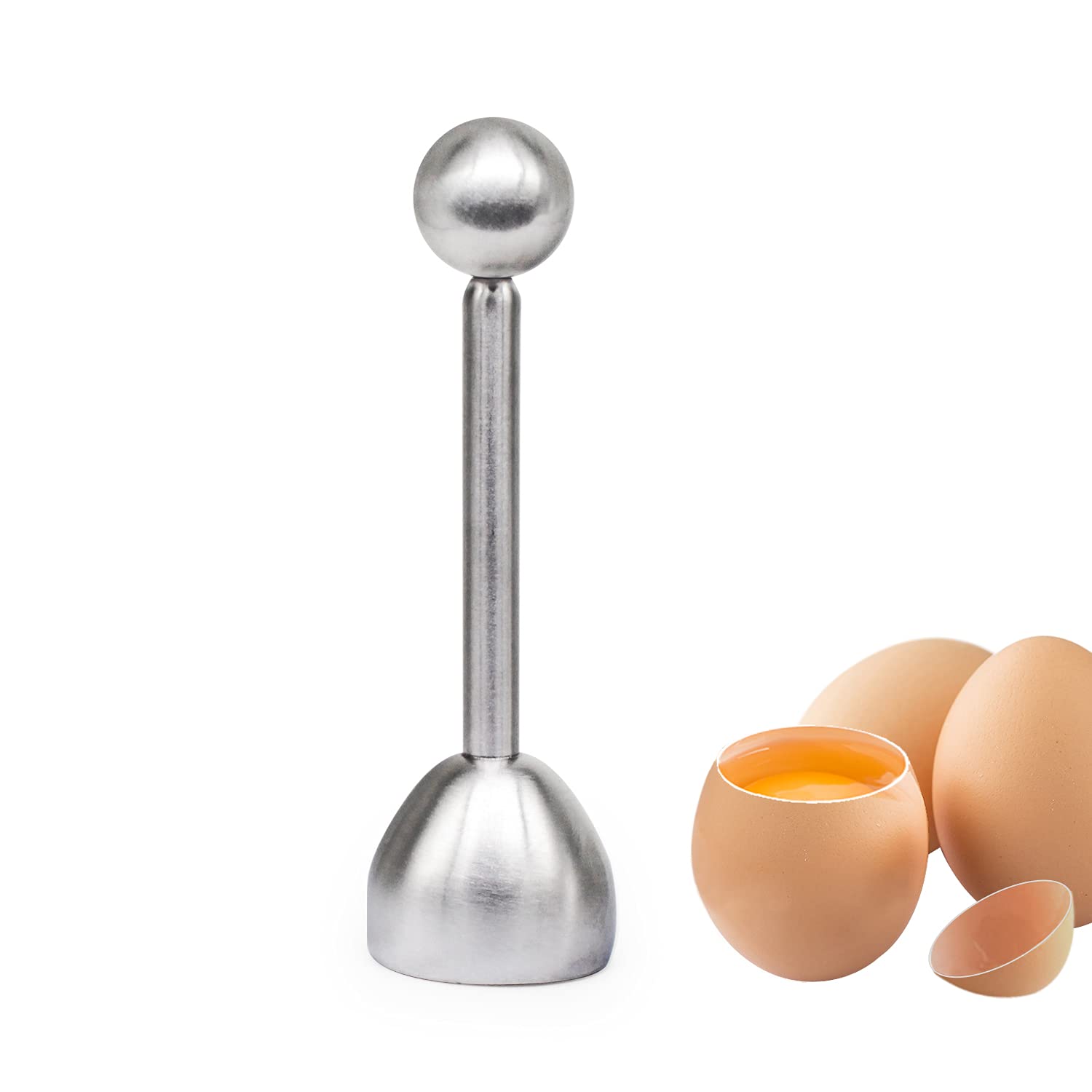 Eierschneider Aus Edelstahl, Schalenöffner, Eierschalen- Und Trennwerkzeug Für Hart- Und Weichgekochte Eier.