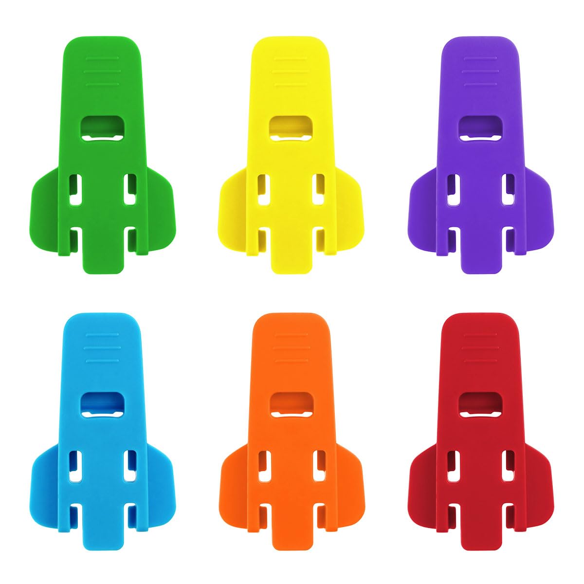 Einfaches 6-teiliges Set Manueller Dosenöffner, Bierdosenöffner, Deckel Für Getränkedosen Aus Kunststoff (6 Farben)