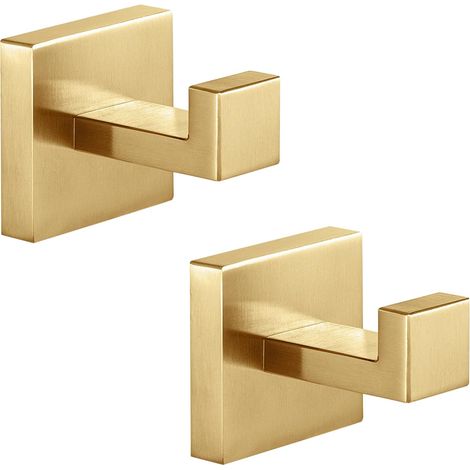 Robuste Handtuchhaken Aus Edelstahl, Quadratische Wandhaken Für Bademäntel, Geeignet Für Badezimmer, Set