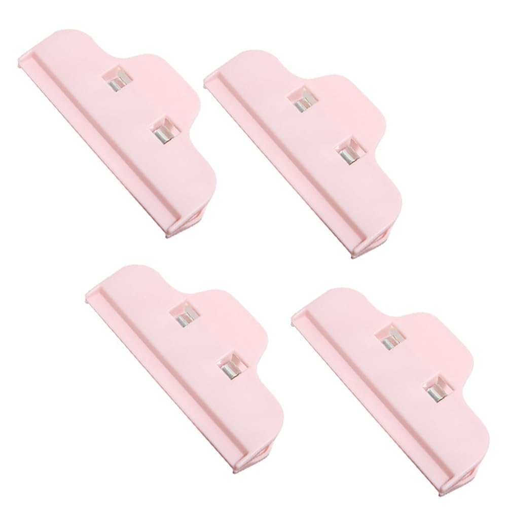 Set Mit 4 Kunststoff-diamantmalclips, Mehrzweckclips Für Bastelarbeiten, Rosa