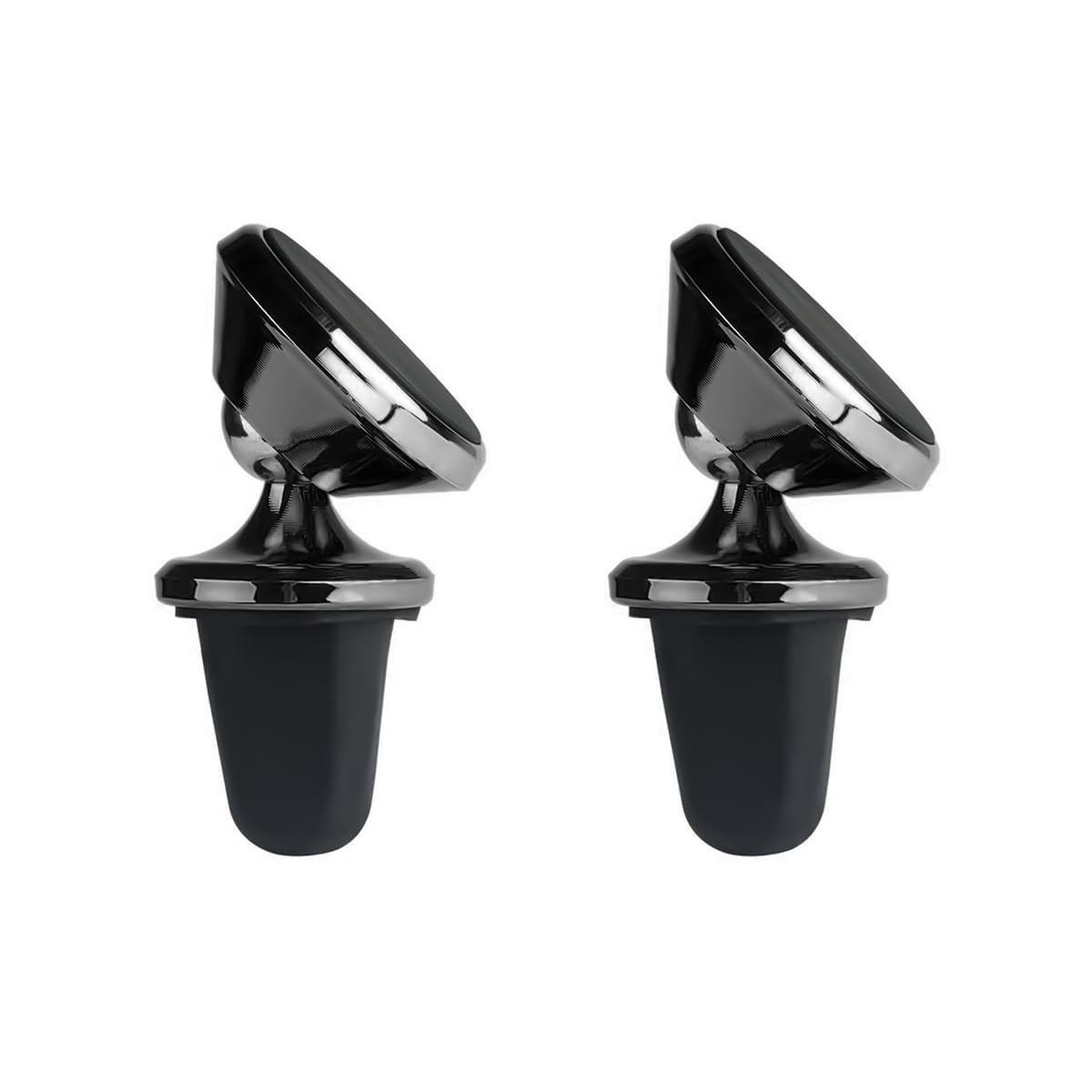 2-teiliger Magnetischer Handyhalter, Tragbarer Magnetischer Klebemagnet Für Smartphones, Magnetischer Auto-handyhalter (schwarz)