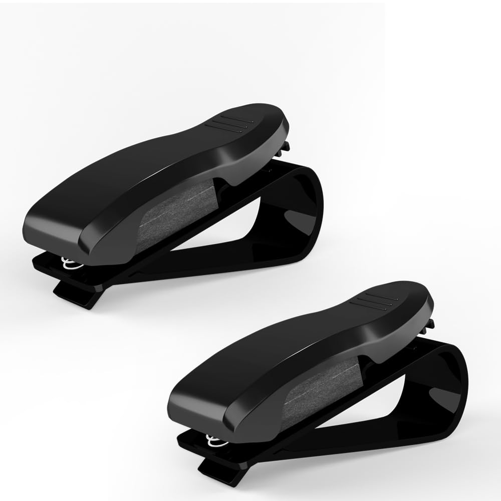 2-teiliges Auto-sonnenbrillen-set Mit Sonnenblende, Brillenclip, Auto-brillenhalter Und Tickethalter