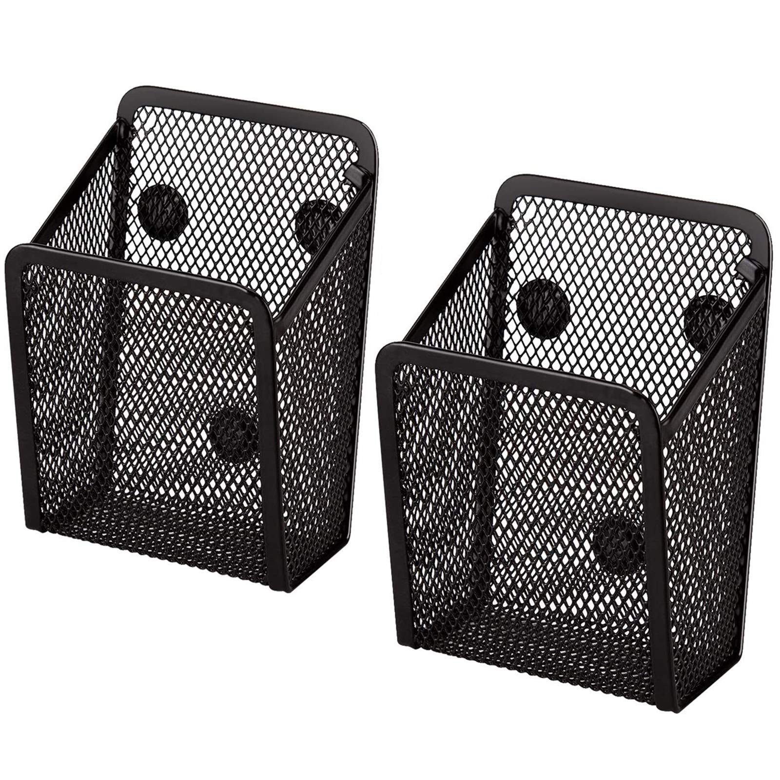 Magnetische Aufbewahrungsbox Für Den Schreibtisch, Aufbewahrungsbox Aus Metallgitter, Stifthalter, Zuckerablage, Whiteboard-magnet, 2er-set