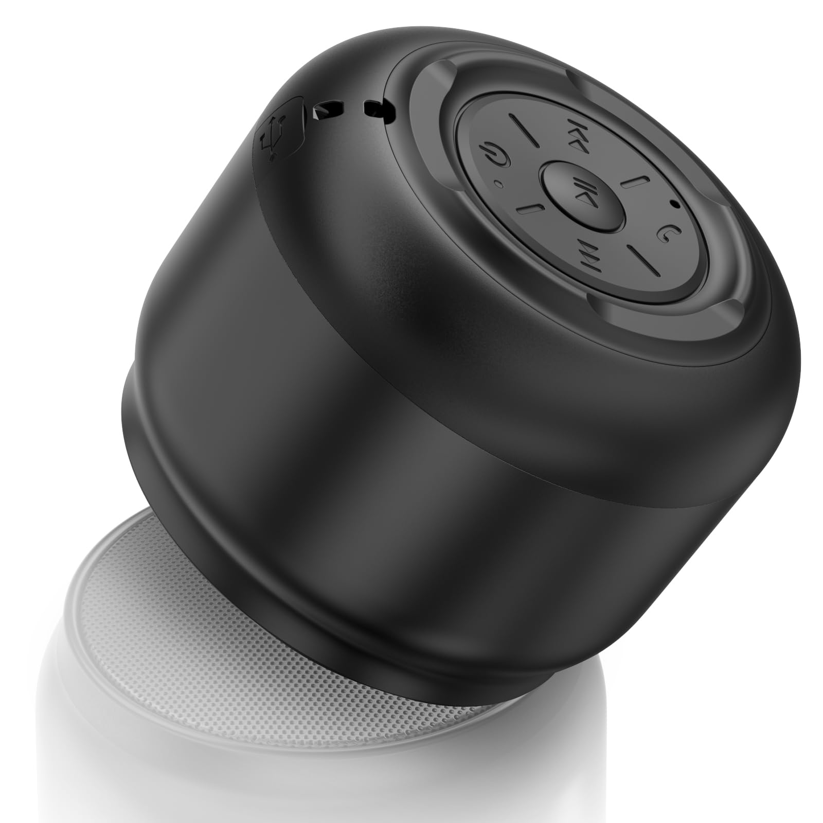 Mini-bluetooth-lautsprecher, Tragbar, 15 Stunden Akkulaufzeit, Ideal Für Den Täglichen Gebrauch Und Im Freien, Schwarz.