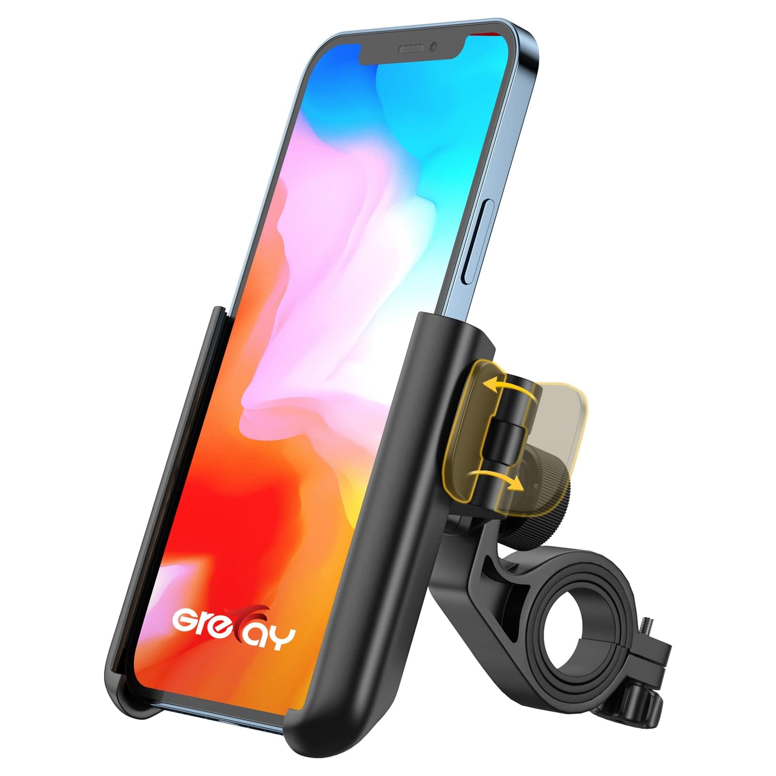 Universelle Motorrad-handyhalterung Mit Schnellverschluss Und 360°-drehung Für Smartphones Von 3,5 Bis 7 Zoll.