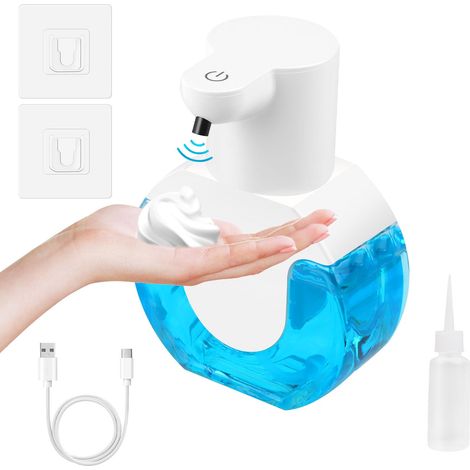 Automatischer Seifenspender, 4 Einstellbare Geschwindigkeiten, 420 Ml Fassungsvermögen, Schutzart Ipx5 (wasserdicht), Wandmontage