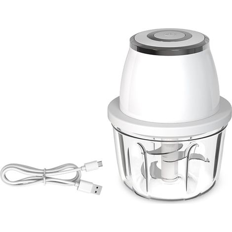 Mini-küchenmaschine Mit 28.001 U/min-motor, Usb-ladefunktion, Wiederaufladbarem Lithium-akku, Ideal Zum Zerkleinern Von Fleisch