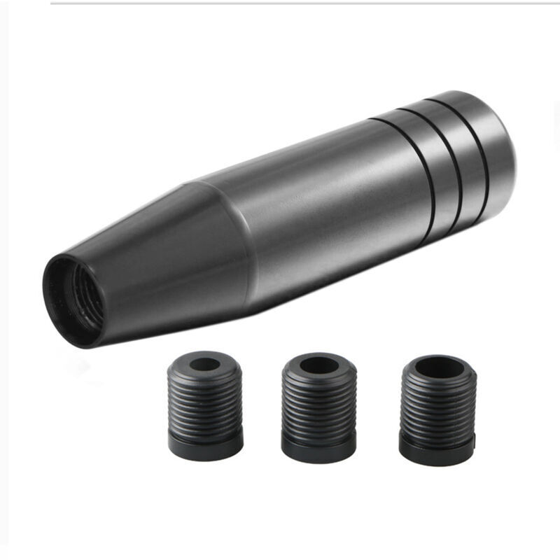 [niemals Verwendet] Schaltknauf Aus Aluminium, Universeller Langer Schalthebel Für Manuelle Schaltung, Schalthebel Mit 3 Gewindeadaptern M8 M10 M12,