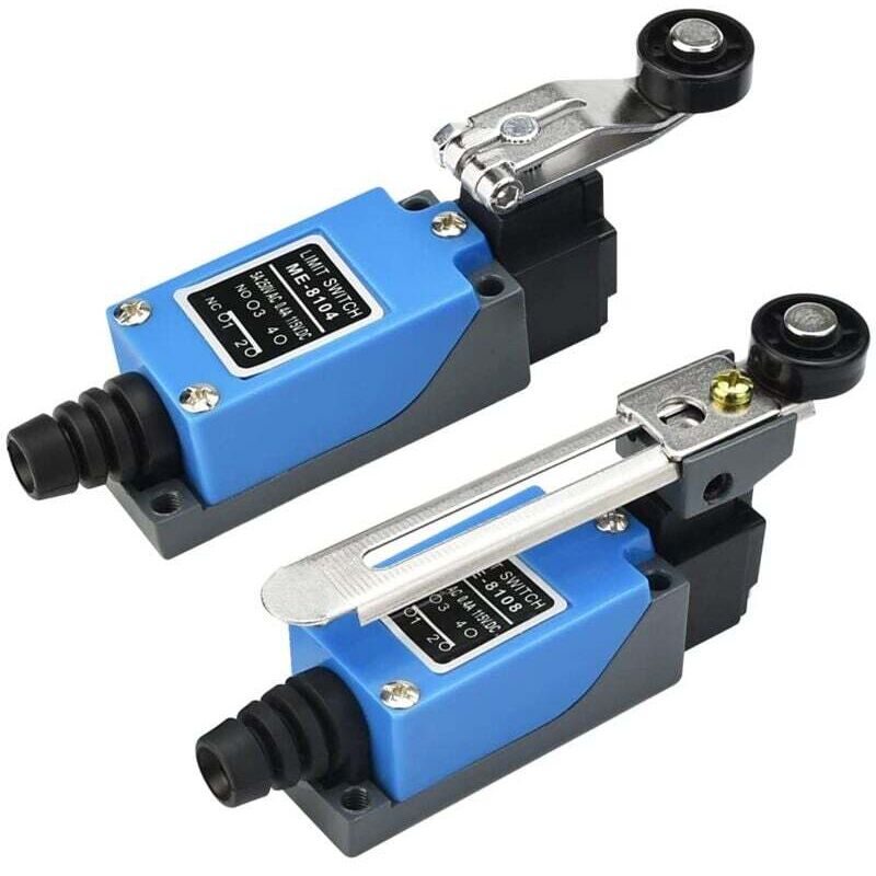 [niemals Verwendet] 2er-pack Me-8108 Endschalter – Wasserdicht Und Ölbeständig – Verstellbarer Armantrieb – Für Industriemaschinen – Ac250v