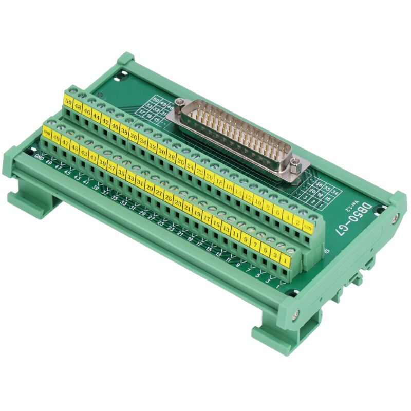 [niemals Verwendet] Leiterplatten-klemmenblockmodul, Kupferbuchsen Mit Aufgedrucktem Etikett, Oxidationsbeständig, Dc 60v.