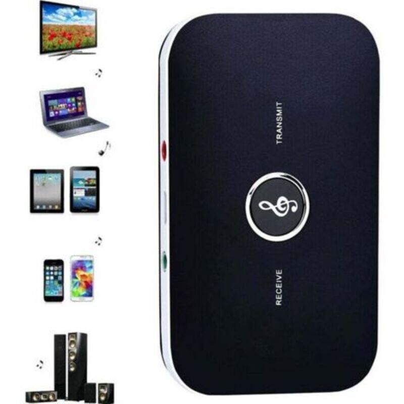 [niemals Verwendet] Rt-b6 2-in-1 Bluetooth-sender Und -empfänger, Kabelloser Audioadapter Mit 3,5-mm-hifi-audioanschluss Für Smartphone, Fernseher Und Pc