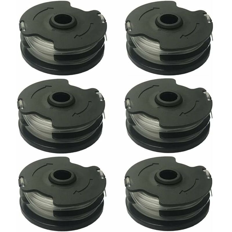 [niemals Verwendet] Ersatz-trimmerfadenspulen Für Parkside Prta 20-li Freischneider – 1,4 Mm Nylon-polyamid – 6er-pack Für Präzises Schneiden