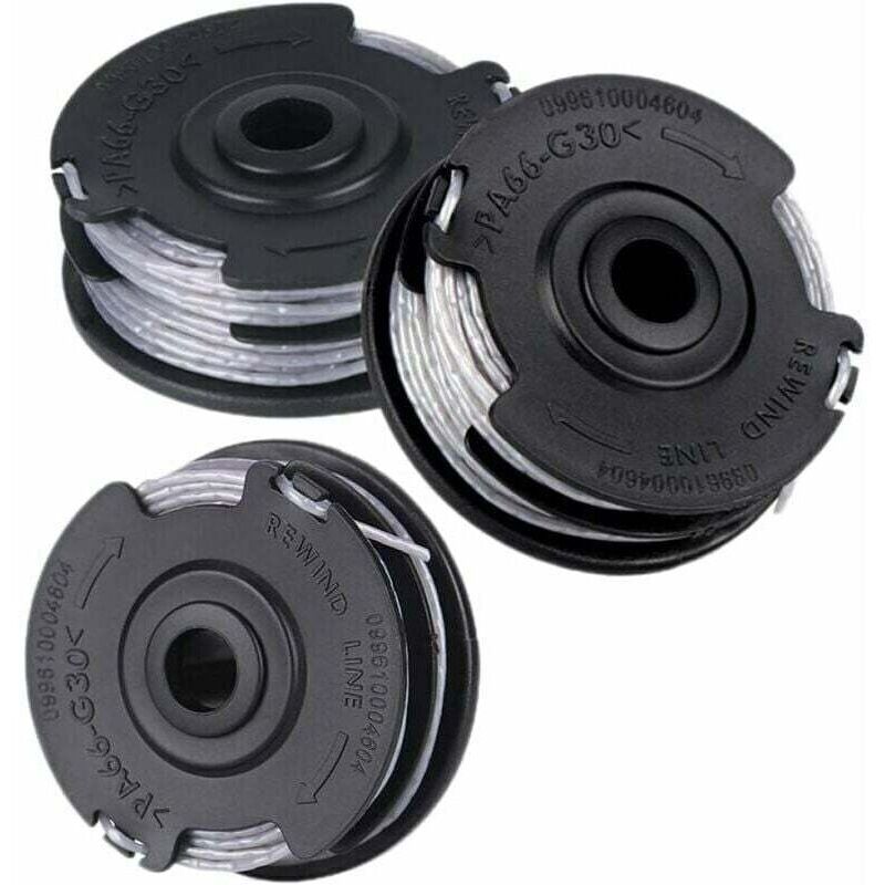 [niemals Verwendet] Set Mit 3 Spulen Für Bosch Art 24 27 30 30-36 Li Freischneider, 18 M 1,65 Mm.