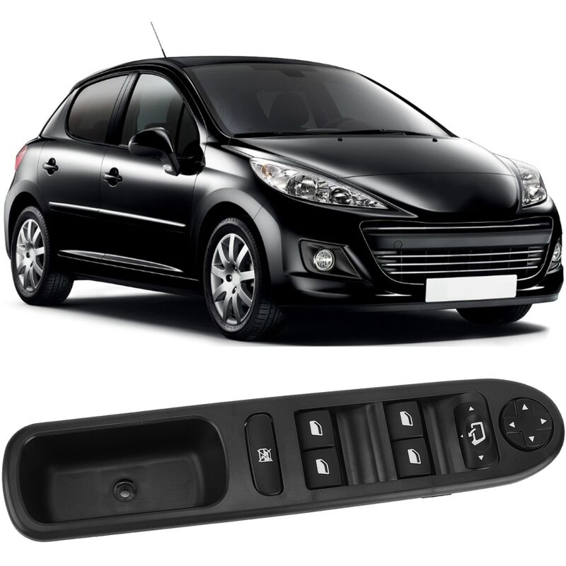[niemals Verwendet] Elektrischer Fensterheberschalter Vorne Rechts, Kompatibel Mit Peugeot 207 6490.eh