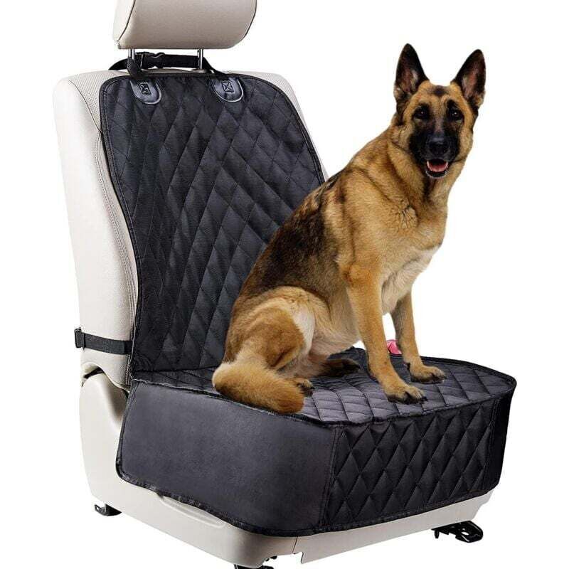 [niemals Verwendet] Autositzbezug Für Hunde, Passend Für Vordersitze. Wasserdichter Und Kratzfester Autositzschutz Für Hunde. Passend Für Die Meisten Pickups, Vans Und Suvs (schwarz).
