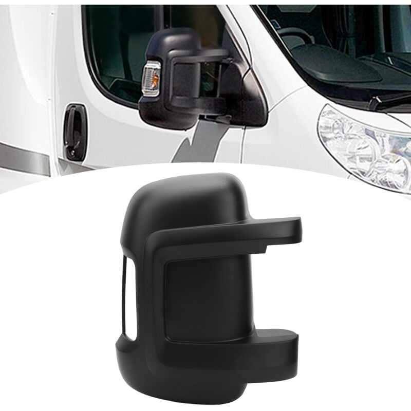 [niemals Verwendet] Robuste Schutzspiegelabdeckung Für Ducato 250 Ab Baujahr 2006, Schwarz, Vorne Rechts
