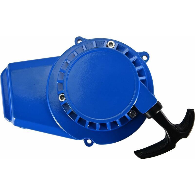 Alliage Start Pull Starter 2 Temps De Remplacement Pour Moto Atv Utv Quad Pit Dirt Bike Buggy Go Kart 49 Cc 47 Cc Dirt Pocket Bike Mini Atv Bleu