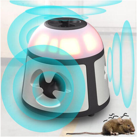 Ultraschall-mäuseabwehr Mit Led-lichtstecker - 360° Schutz Für Innenbereich - Effektiv Gegen Mäuse & Nagetiere