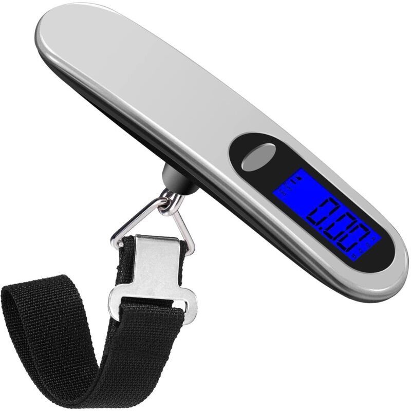 Reisegepäckwaage, Tragbare Digitale Gepäckwaage, Max. 50 Kg/110 Lb (lb, G, Oz, Kg), Waage Mit Haken Für Reisen, Einkaufen, Post, Haushalt Und Outdoor-einsatz