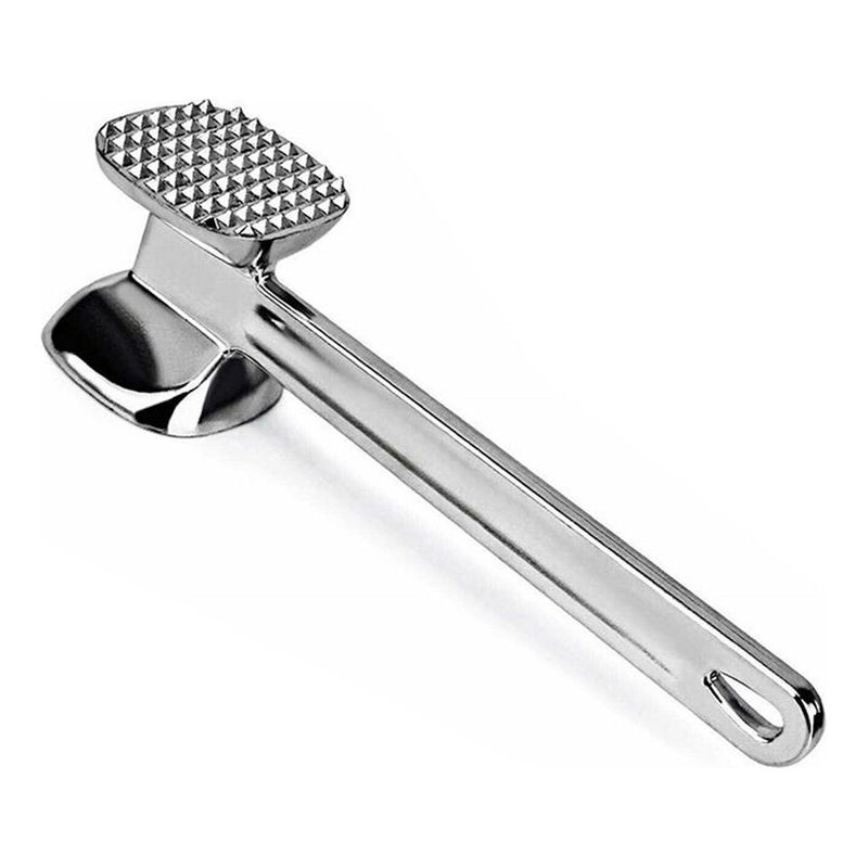 Einseitiger Fleischklopfer Aus Aluminiumlegierung Mit Dornen Für Loses Fleisch, Zartes Hackfleisch, Rippchen, Steaks Und Schweinekoteletts