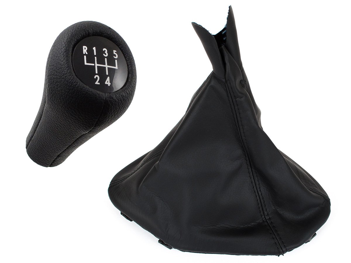 '@@@@@ Bmw 5 E39 95-04 Schaltknauf Exklusiv 5-gang + Schaltmanschette Mit Rahmen 2-teiliges Set