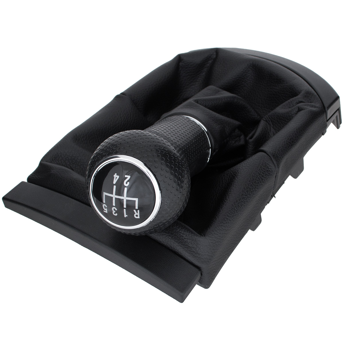 Seat Cordoba Ii 02-09 Schwarzer Schaltknauf + Schaltmanschette Mit Rahmen, 5-gang