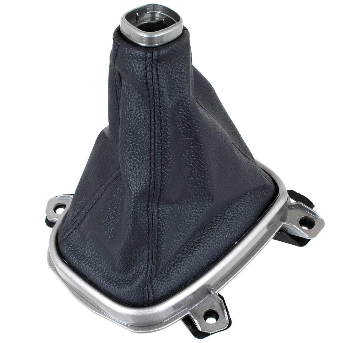 Honda Accord Viii 08-15 Schaltmanschette Schwarz + Grauer Rahmen