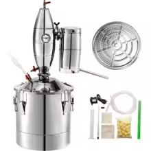 Sihao 70l Alkoholdestillationsmaschine Bierbrauausrüstung Diy Wein Mondgerät Distributor Kit Haushaltsgerät