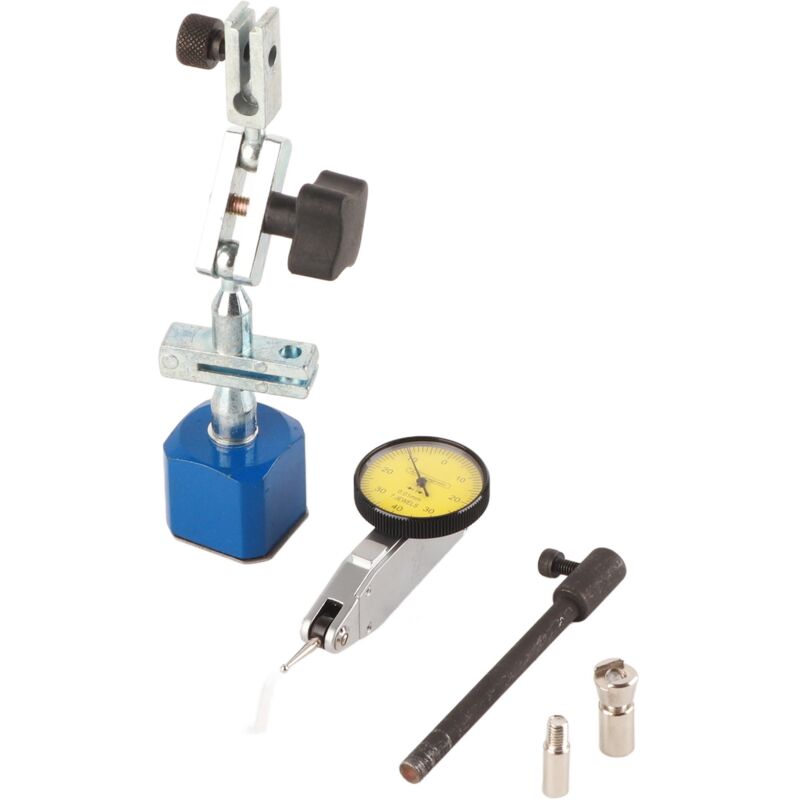 Palpeur De Précision Avec Base Magnétique Et Aiguille Jaune, Plage 0-0.8mm