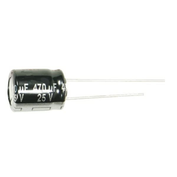 Kondensator 470µf 25v 105° 10x12mm - Fernseher Divers