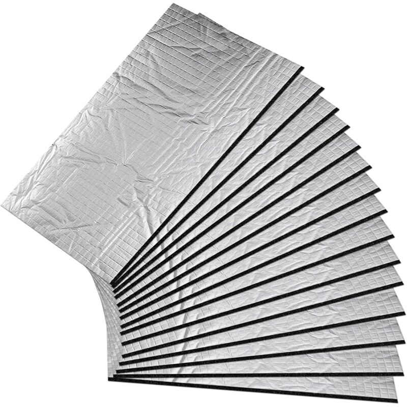 Selbstklebende Aluminium-butyl-akustikplatten – 15 Platten, 5 Mm Dick, Zur Geräuschreduzierung In Kraftfahrzeugen.