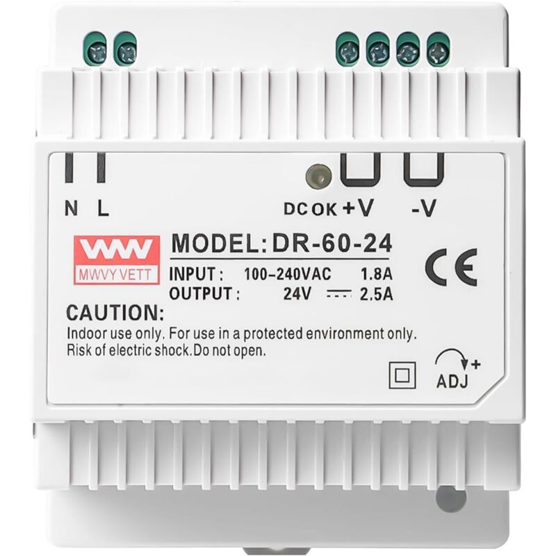 60-w-24-v/2,5-a-din-schienen-netzteil – Industrielles Schaltnetzteil Für Die Automatisierung