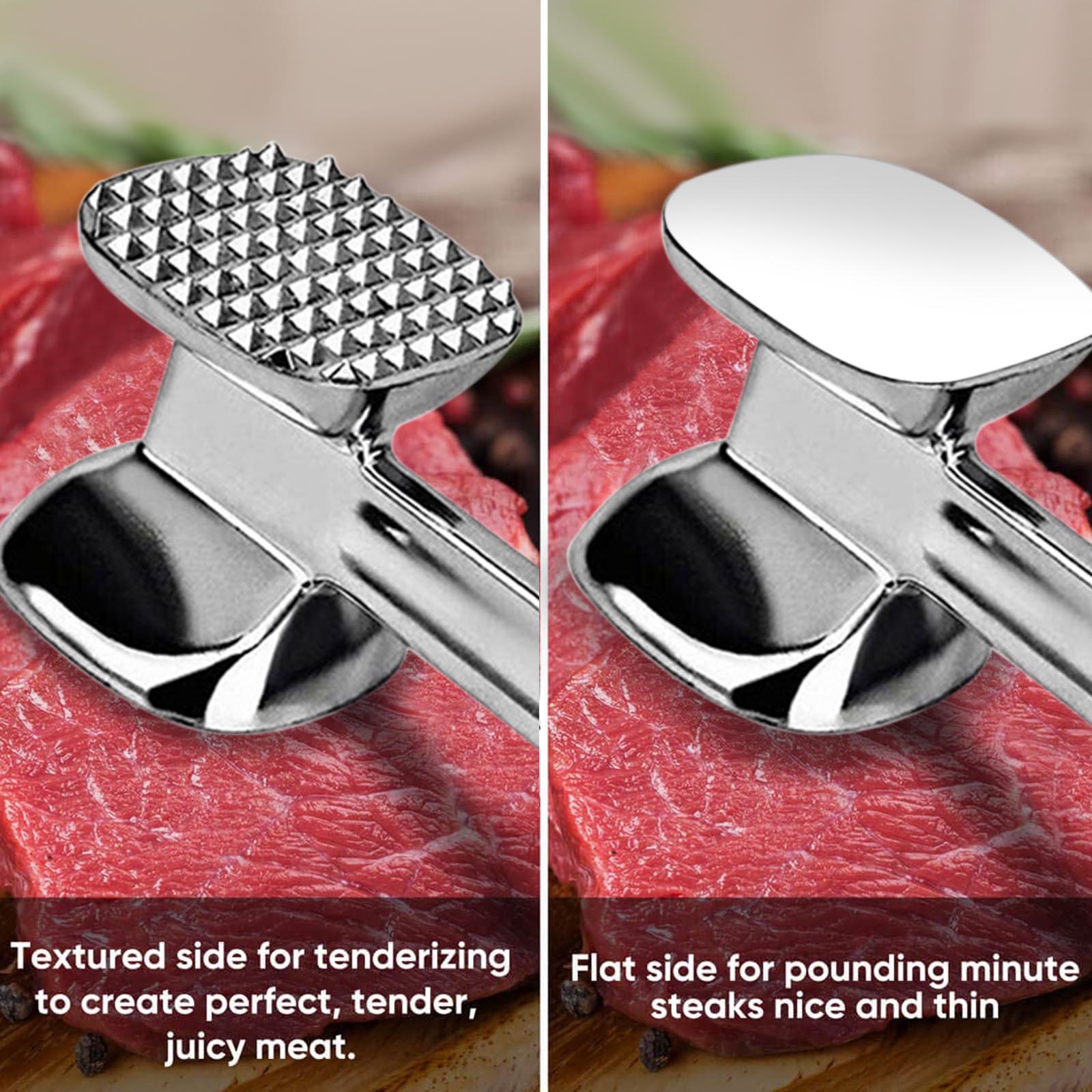 Doppelseitiger Fleischpeitsche Aus Aluminium Mit Ergonomischem Griff [material]