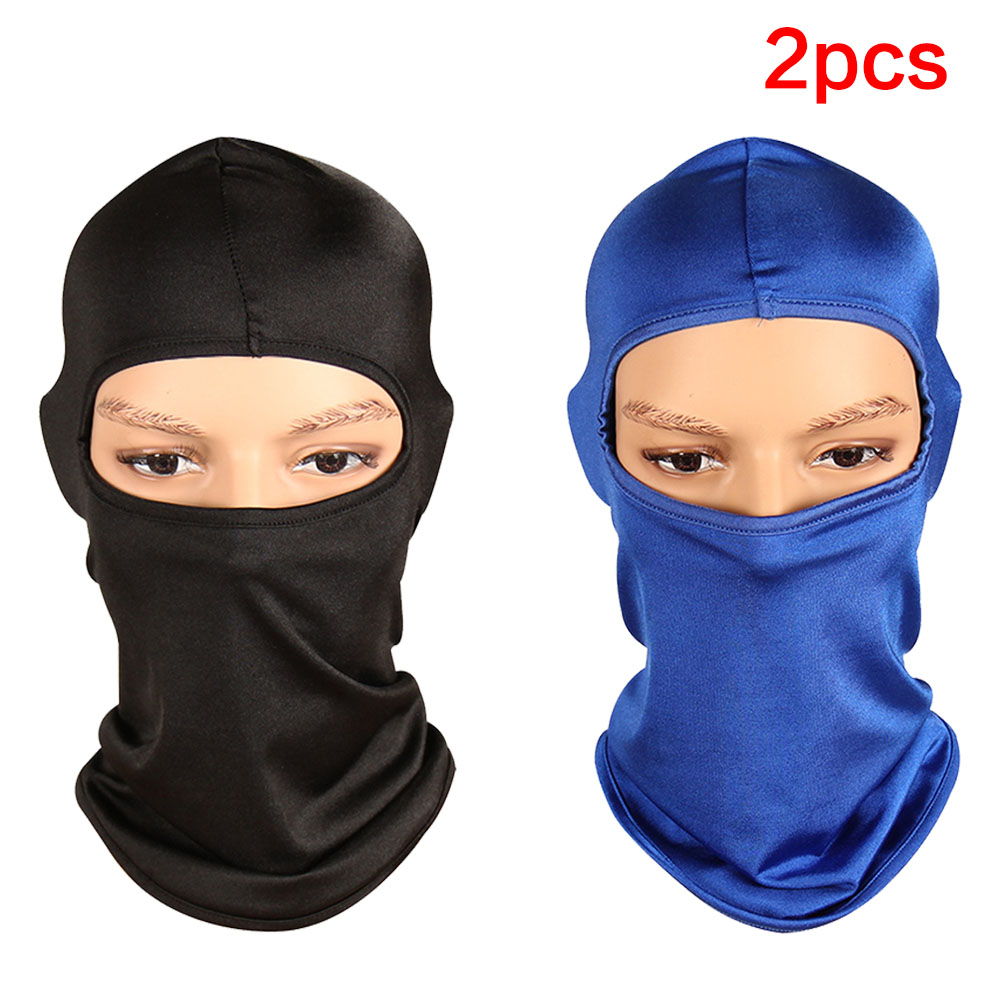 Einteiliger Offroad-fahrrad-/motorradhelm Mit Nackenstütze, Windschutz Und Vollvisier, Unisex, Schwarz Und Blau, Ideal Für Winter, Skifahren, Autofahren Und Outdoor-sportarten.