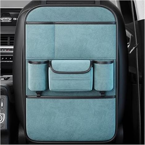Auto-organizer Für Ford Ranger Doppelkabine 2022-2025, Multifunktionaler Auto-rücksitz-organizer, Kindersitzschutz, Auto-reisezubehör (moraindi Cyan, Ein Staufach)
