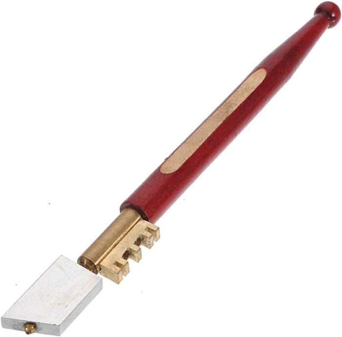 Hochleistungs-glasschneider Mit Diamantspitze, Glasschneidwerkzeug-set Aus Messing, Glasschneider Mit Holzgriff