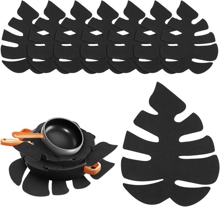 8-teiliges Topf- Und Pfannenschutzset, 35×27cm, Pfannenschutz, Kratzfest, Schutz Für Töpfe, Schüsseln Und Pfannen
