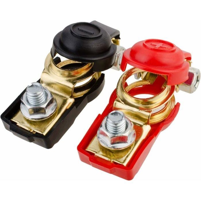 Batteriepole, Batterieanschlüsse, Batterieschalter Für Boot, Lkw, Auto, Transporter, Rot Und Schwarz Pluspol