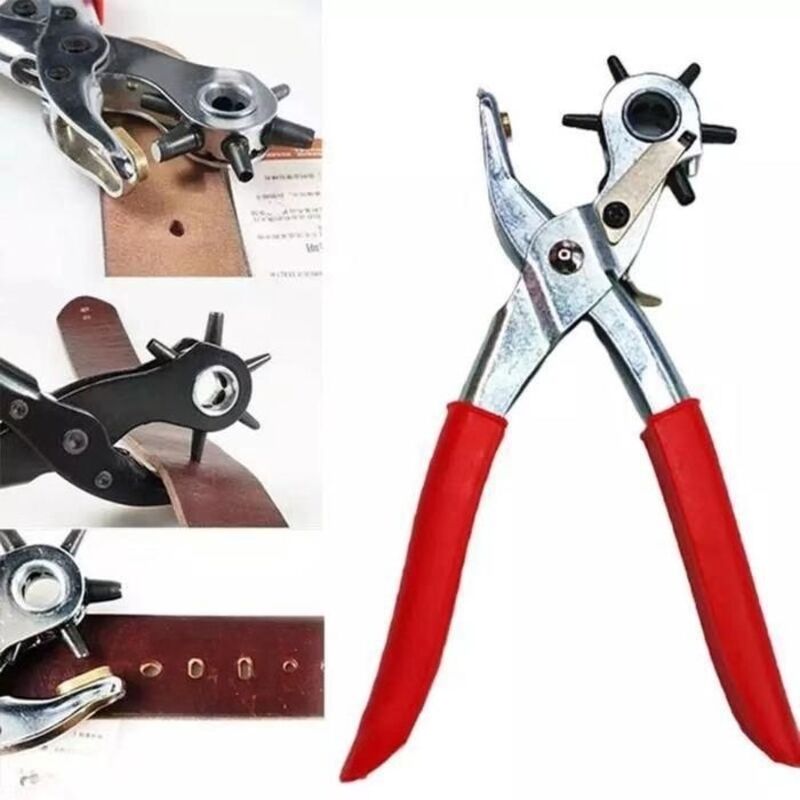 Rotationslocher-set, Lederlocher-set Mit Clips Für Gürtel, Uhrenarmbänder, Gurtbänder Und Hundehalsbänder