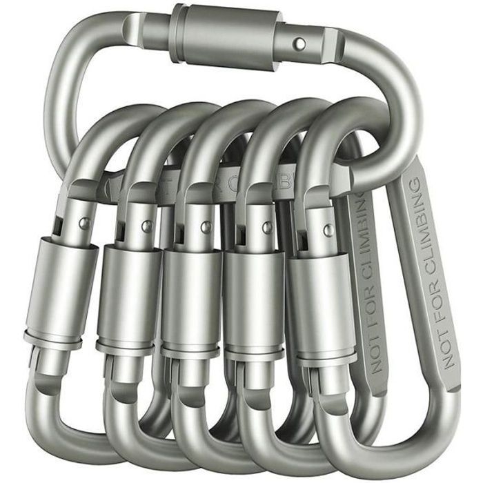 6 Stück D-ring-karabiner Aus Aluminiumlegierung – Leicht Und Dennoch Robust