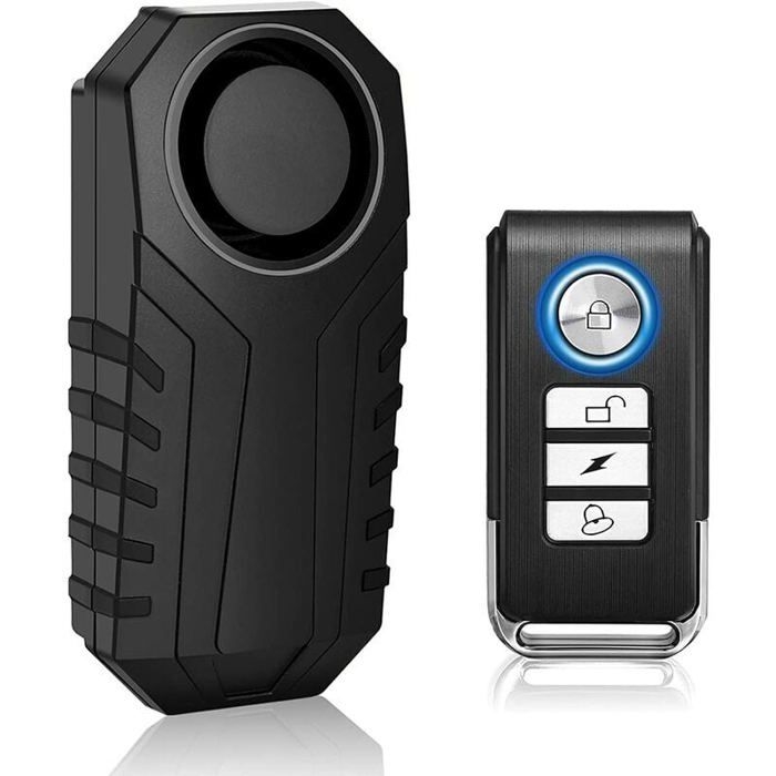 Kabelloser Diebstahlschutz-fahrradalarm, 113 Db, Wasserdicht, Für Fahrräder, Motorräder, Autos, Roller, Verschiedene Farben