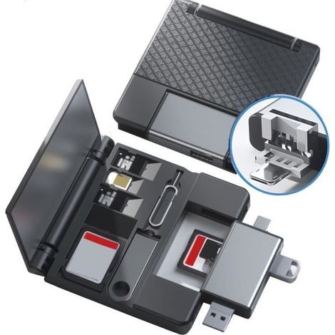 7-in-1 Multifunktions-otg-micro-sd-/typ-c-kartenleser, Sd-kartenadapter Für Kamera, Smartphone, Tablet, Usb-stick, Sd-karte