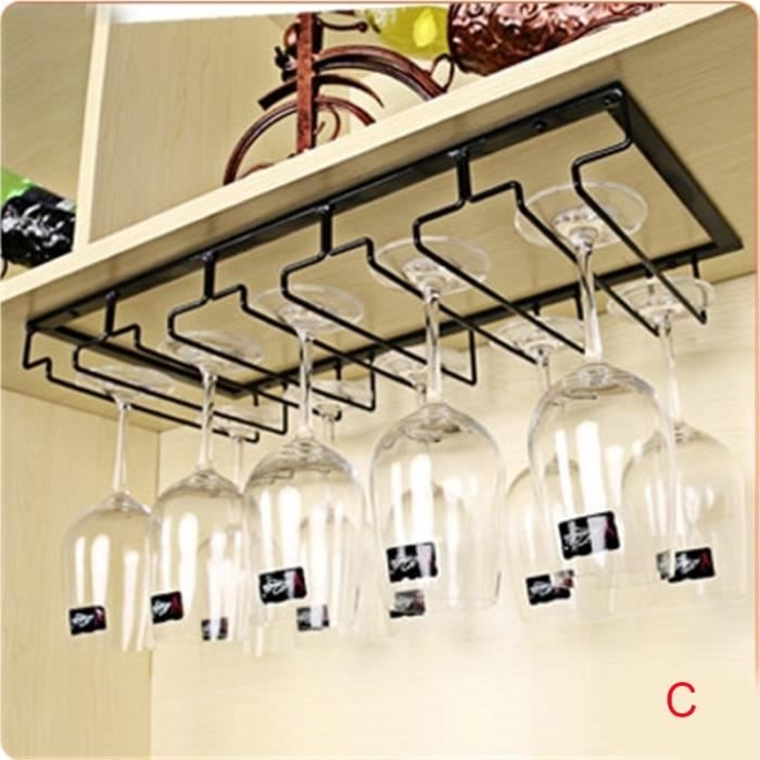 Glashalter – Umgedrehter Hänge-weinglashalter Für Die Dekoration Der Hausbar – C
