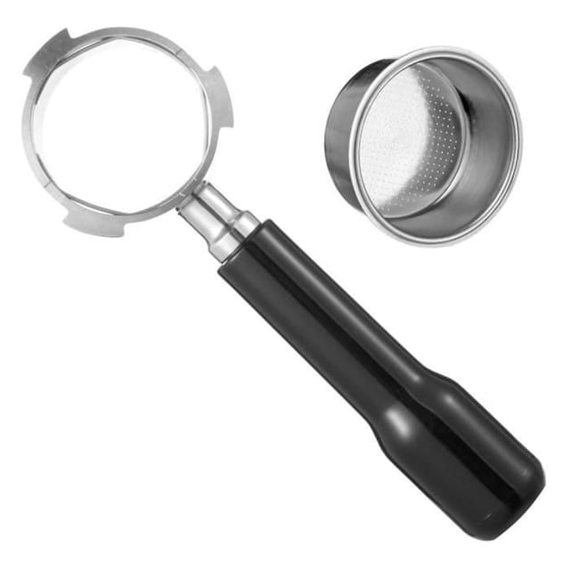 Bodenloser 51-mm-filterhalter, Kompatibel Mit Delonghi Espressomaschinen Mit Filterkorb, 1-tassen-espressomaschine
