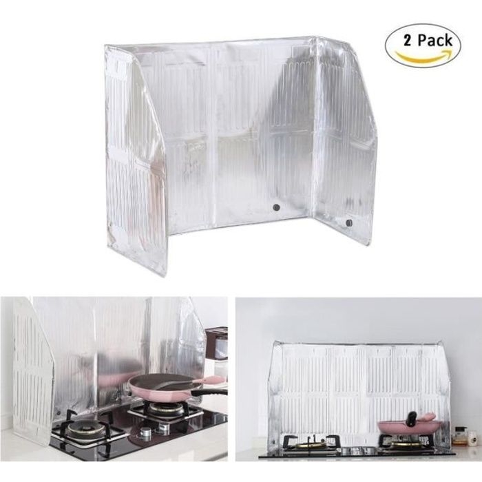(120 X 50 Cm) Spritzschutz – Nicht Spezifiziert – 120 X 50 Cm – Aluminium – 2 Stück – Spritzschutz