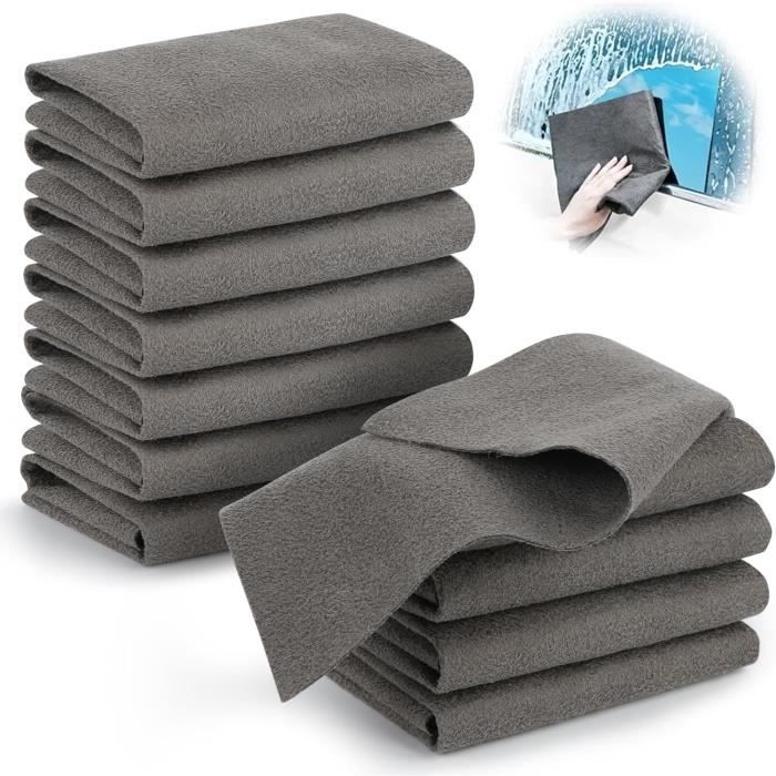 12-teiliges Reinigungstuch-set, 30 X 30 Cm, Verdicktes Zauberreinigungstuch, Wiederverwendbares, Verdicktes Zauberreinigungstuch Für Fenster