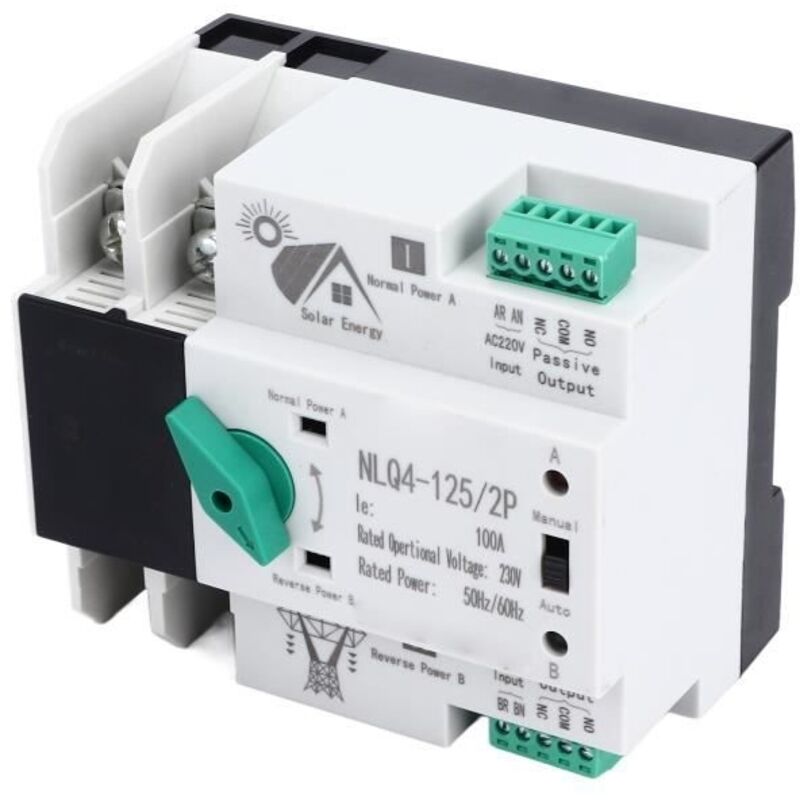 Nlq4-125/2p Umschalter - 100 A - 230 V Ac - Automatisches Schnellschalten