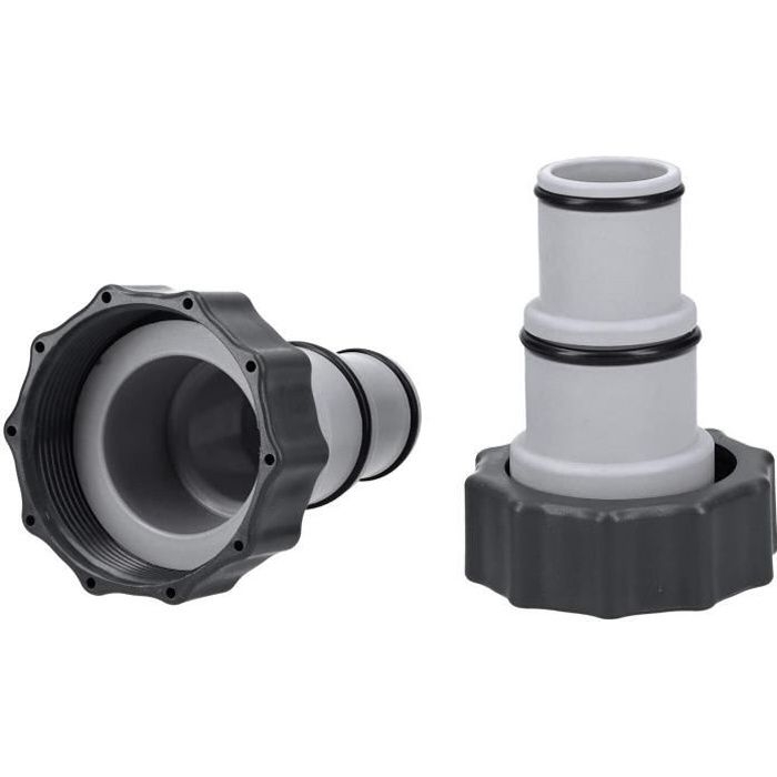 Set Mit 2 A-adaptern Für Schwimmbecken 38 Mm Und 32 Mm Auf 5,1 Cm Innengewinde Schlauchanschluss Ø 32–38 Mm Mit Sicherungsring