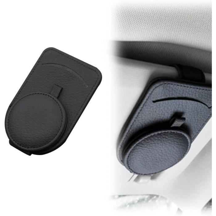 Autobrillenhalter, Leder-sonnenblenden-brillenclip, Auto-sonnenbrillenhalterclip