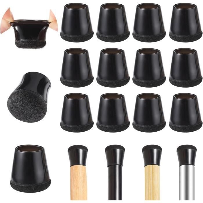 40 Stück Stuhlbeinkappen, Elastische Stuhlgleiter, Filz-stuhlbeinschoner, Stuhlgleiter Zum Schutz Von Tischbeinen